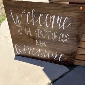 Wedding Welcome Sign